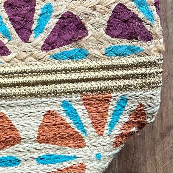 Olivia Miller Woven Tote Bag - Picture 2 of 5